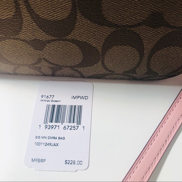 Crossbody & matching wallet khaki/ Blossom (Pink) - Picture 8 of 8